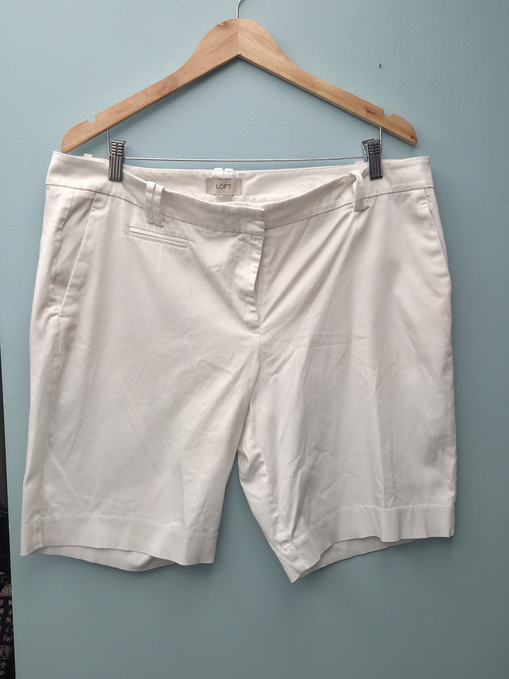 LOFT Women's Classic Bermuda Shorts In Cream
